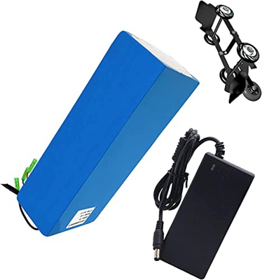 stdpcxz Batería De Bicicleta Eléctrica 60V 20Ah 30Ah Batería De Bicicleta Eléctrica para Motor De Bicicleta De 1500W A 250W, Paquete De Batería De Bic