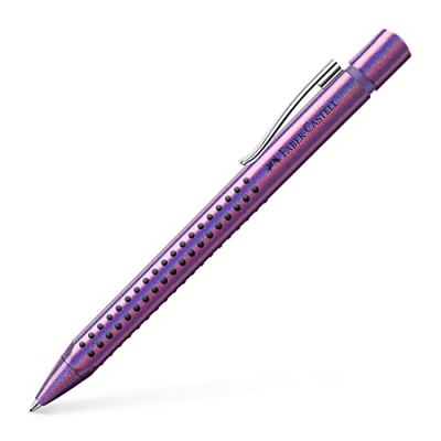 Faber-Castell 243913 Grip Edition Glam XB - Bolígrafo (1 unidad), color morado