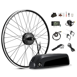 SEASON Kit de conversión para Bicicleta eléctrica, Motor Trasero de 26 Pulgadas 36V 250W con batería de 36V 13Ah, para 8-10 Speed Cassette, con Contro en oferta