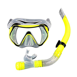 Máscara de natación Profesional Máscara de Buceo Buceo Snorkel Máscara de Buceo y Snorkels Gafas antivaho Gafas Buceo Nadar en oferta