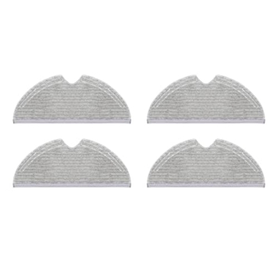 Jojomino 4 Pieza Fregona de Diseño de Cubierta Completa para Xiaomi Mijia 1C 1T F9 D9 Robot Aspiradora-Trapeador Seco Y Húmedo Piezas de Tela Trapos d