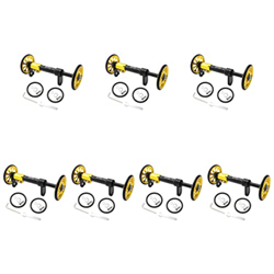 INOOMP 7 Juegos de Estante Fácil de Oro Y Barra Telescópica Ruedas Traseras de Rueda Fácil Accesorios de Repuesto para Bicicleta Plegable Rueda de Car precio