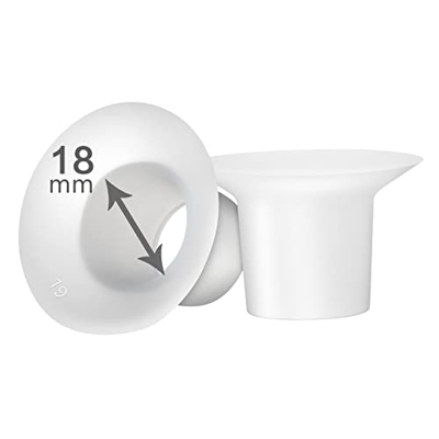 LOZAEVE Insertos de brida de 18 mm compatibles con Spectra S1, S2 y 27 mm Medela PersonalFit Flex, Harmony, solo escudos de extractor de leches; reduc
