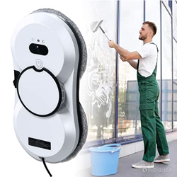 CHINHG Robot de Limpieza de Ventanas 5600PA, Gran Aspirador de succión, Robot Limpiador de Ventanas eléctrico, Robot Aspirador con Control Remoto anti características