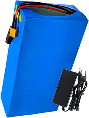 stdpcxz 48V- 24AH Batería De Bicicleta Eléctrica, Batería De Litio con Cargador Ebike Batería, para Motor De 1200W 1000W 750W 500W 350W 250W 48V 24Ah,