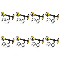 VORCOOL 8 Juegos de Soportes para Accesorios de Portaequipajes Barra de Pernos Telescópicos Ruedas Plegables de Extensión Carga Y Rueda Trasera de Bic en oferta