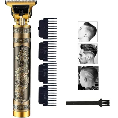 MAQUINILLA CORTADORA DE PELO: Recorta Patillas y Barba. Define las líneas de la barba y Cabello, Vello Orejas, Nariz, Cejas. Afeitado preciso en todo 