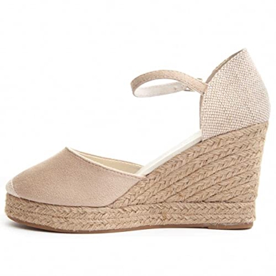 MONTEVITA - Cuña de Esparto cómoda para Mujer Montevita Valencias 75257 Beige Mujer Talla: 41