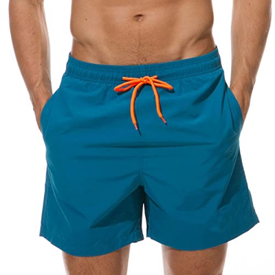 Bañador Hombre Natacion Pantalones Cortos - Bañadores Hombre Playa Verano Ligero para Correr, Gimnasio, Mar, Vacaciones, Piscina con 3 Bolsillos, Forr