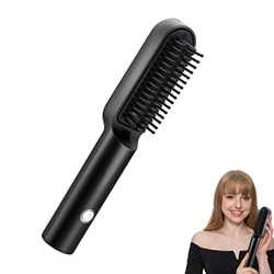 ABHI Aniones Cepillo Alisador & Rizadoras de Pelo Inalámbrico con Anti-escaldaduras USB Recargable Alisar Moldeador 200°C Temperatura Constante Portát en oferta