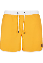 URBAN CLASSICS Bañador para Hombre Estilo Retro, Bermudas Cortos, Shorts de Baño para Natación de Secado Rápido adapto para las Vacaciones, Tallas XS  precio