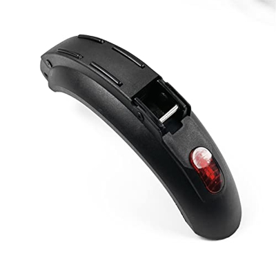 KNOKR Scooter eléctrico Fender Trasero Fender Scooter Piezas de Repuesto Piezas y Accesorios para Scooters (Color : Black)