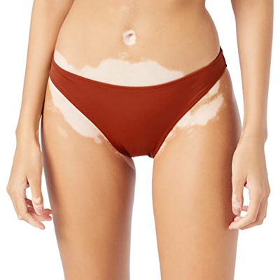 PUMA Classic Bottom Parte Inferior de Bikini, marrón, XS para Mujer