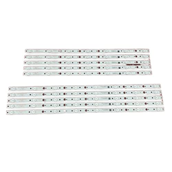 DCALU Kit 10pcs DIRIGIÓ Barra de retroiluminación Apta for LG 65UJ6200 65UJ620V CRH-A6530300508R72H CRH-A6530300507L72H CRH-A6530300508L72H Tiras de l precio