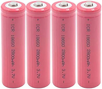 3.7 V 2800 Mah Icr 18650 Li Ion Batterij, Oplaadbare Voor Reserve Batterijen Intercom Zaklamp Power Bank Led Kleine Apparaten Power Tool 2 Stuks,4 Stu