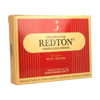 REDTON GINSENG ROJO COREANO 100 CAPSULAS