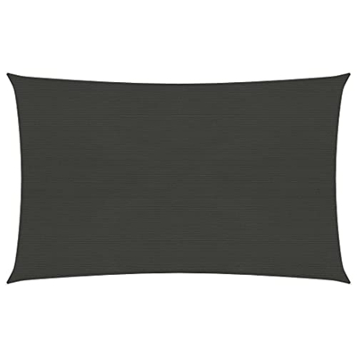Toldo de 160 g/m Antracita 4 x 7 m HDPE-Home & Garden Lawn & Garden Outdoor Living Paraguas y parasoles al aire libre
