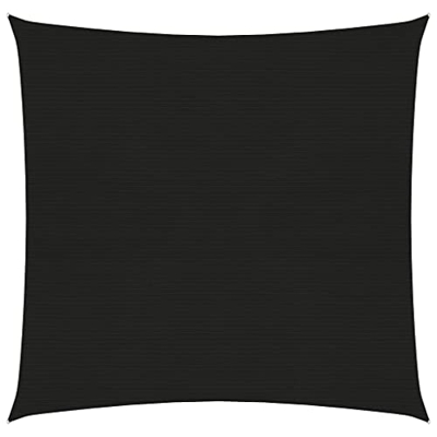 Toldo de 160 g/m Negro 12 x 12 pies HDPE-Home & Garden Garden Garden Outdoor Living Paraguas y parasoles al aire libre