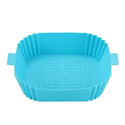 2 uds freidora de aire, olla de silicona, freidoras de aire, horno, bandeja para hornear, olla de silicona reutilizable, cesta para hornear, plato par características