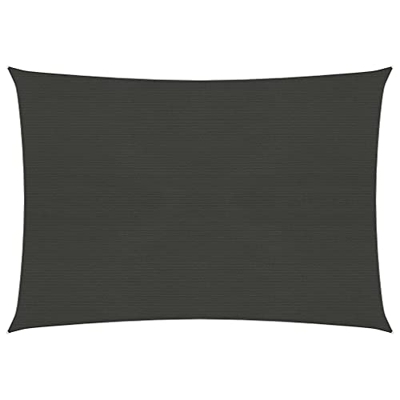 Toldo de 160 g/m Antracita 6 x 7 m HDPE-Home & Garden Lawn & Garden Outdoor Living Paraguas y parasoles al aire libre