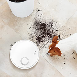 BMHESD Robot aspirador automático - Bot autodetecta escaleras mascotas alergias al pelo de mascotas limpieza robótica del hogar para alfombra piso de  en oferta