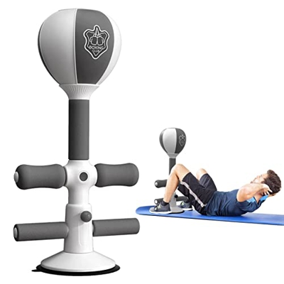 yanjing Saco de Boxeo con Soporte,Soporte de Bolsa Pesada para Abdominales - Equipo de Entrenamiento para el hogar para Flexiones, Abdominales Maestro