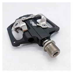 Pedal de bicicleta de montaña Nueva aleación de aluminio Negro DU + Rodamiento MTB Mountain XC Clipless Bike SPD Bicicleta Ciclismo Pedales Inc Cleats precio