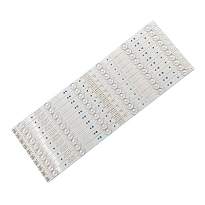 DCALU 10pcs 6led 48 0mm DIRIGIÓ Falta de retroiluminación Adecuada for LC490DUJ LC490DUJ-SHA2 5800-W49001-1P00 5800-W49001-2P00 0P00 DP00 5850-W50007-