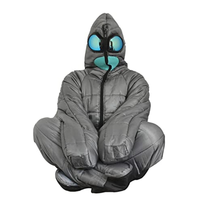 ZYZMH Bolsa de Dormir de Camping portátil Camping Wearable Cuerpo Completo Bolsa de Dormir cómoda Durable Camping Bolsa Alien Caminar Bolsa de Dormir 