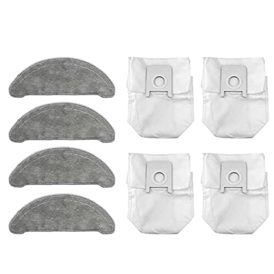 OSER para Eve Plus Robot Aspirador Accesorios Bolsa de RecoleccióN de Polvo PañO de Fregona de Limpieza Repuestos Piezas de Repuesto