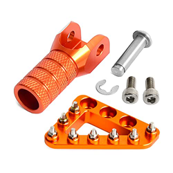 Pedal de bicicleta de montaña Pedal de freno trasero CNC Punta de palanca de cambio de marchas compatible con 690 SMC Enduro 950 990 LC8 SMR SMT 1050  en oferta