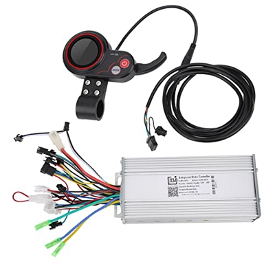 Gojiny 2-en-1 multifunción 48V Durable Motor Controlador E-Bike Control LCD Pantalla Pulgar er