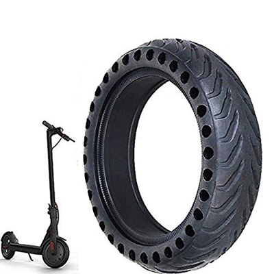 QPWZ Neumático de Nido de Abeja para Scooter eléctrico, Repuesto de Rueda Delantera/Trasera de 8,5 Pulgadas para Scooter M365, neumático sólido, monop