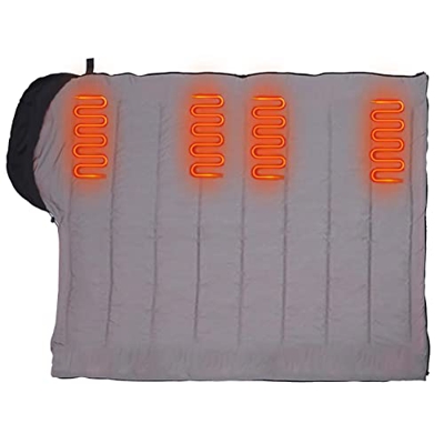 Cowslip Calentador de saco de dormir, ligero, calentado con batería para exteriores, funciona con batería de batería o fuentes de alimentación tipo C/