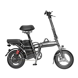 Bicicletas Eléctricas para Adultos 14'', con Motor 350W, Batería Iones Litio Extraíble 48V, 3 Modos Conducción Bicicleta Eléctrica Portátil (Color : B características