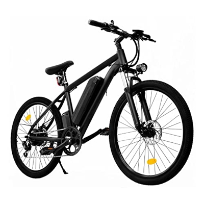 IOPY Bicicletas Eléctricas para Adultos, Bicicletas Ebikes Todo Terreno, Batería Litio 26" 36V Extraíble para Senderos En La Selva Nieve Beac (Color :