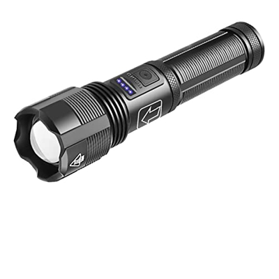 Antorcha recargable de las baterías del uso escalable de carga USB de la función del banco del poder de la antorcha llevada 18650 o 26650
