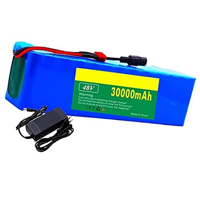 Batería De Bicicleta Eléctrica 48V 30000 Mah Paquete De Batería De Litio para Bicicleta Eléctrica, Batería De Iones De Litio Batería De Bicicleta Eléc