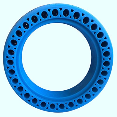 QPWZ Neumático Duradero para Scooter, neumático antiexplosión, neumático sólido sin cámara para M365/scooter eléctrico (Azul)