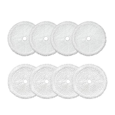 OSER 8 Piezas PañO de Limpieza Almohadillas Fregona para 3115 Robot Aspirador de Barrido, Blanco