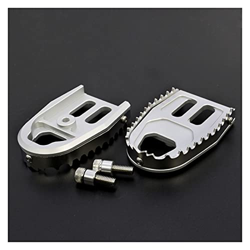Pedal de bicicleta de montaña CNC Billet Pies anchas Pedales Reposapiés Compatible con CRF1000L África Twin DCT 14-18 Dosis No compatible con África T en oferta