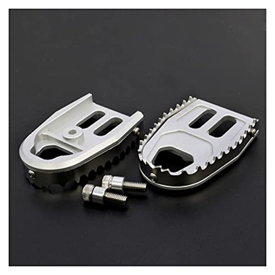 Pedal de bicicleta de montaña CNC Billet Pies anchas Pedales Reposapiés Compatible con CRF1000L África Twin DCT 14-18 Dosis No compatible con África T
