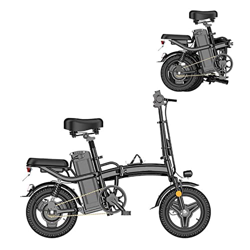 IOPY Bicicletas Eléctricas Plegables, Bicicleta Eléctrica para Adultos, 400W Ebike 14"Bicicletas Eléctricas para Adultos para Los Senderos La Selva, L en oferta