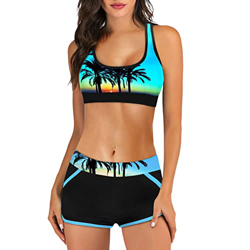 riou Bikinis Mujer 2022 Brasileño Sexy Push-Up Halter Tirantes Traje de Baño de Dos Piezas Elegante Acolchado Bra Tops y Braguitas Bikini Sets Biqunis características