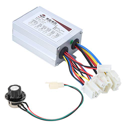 Gojiny Controlador de cepillo de bicicleta eléctrica de 12 V 500 W con perilla de control fija para bicicleta eléctrica características