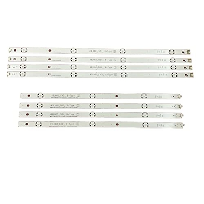 DCALU 8pcs DIRIGIÓ Falta de retroiluminación Adecuada for LG 49LH604 49LH604V 49LW540S 49LH60_FHD_A B Tipo SSC_AG79100101_A B BOE 490B5 HC490DUN-ABRR1