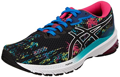 ASICS Gt-1000 11, Zapatillas Bajas Mujer, Negro Rosa GLO, 36 EU