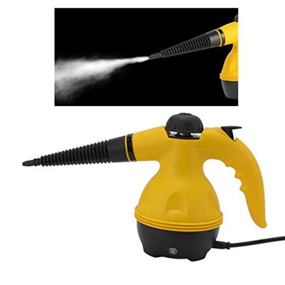 Limpiador de Vapor de Mano, Limpiador de Vapor a Presión, Limpiador de Vapor para Tapicería con Accesorios de 8Pcs, Vaporizador de Muebles Multiusos p