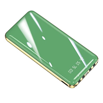 XUnion #V6GSu8 Banco de energía 10000Mah Pantalla de espejo LED Pantalla Digital con cable con luz LED para todos los teléfonos móviles, A #Ye5luh, M
