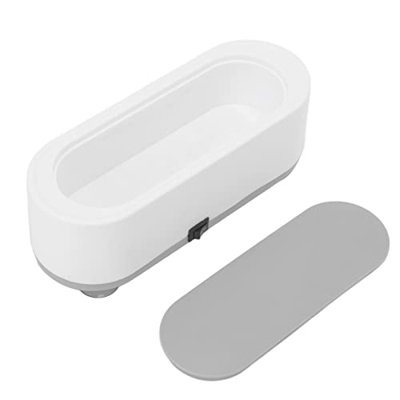 Máquina de Limpieza de Relojes Portátil, Multifunción Inalámbrica, Fácil de Usar, Limpieza Eficiente, Máquina de Limpieza de Relojes para Oficina(blan